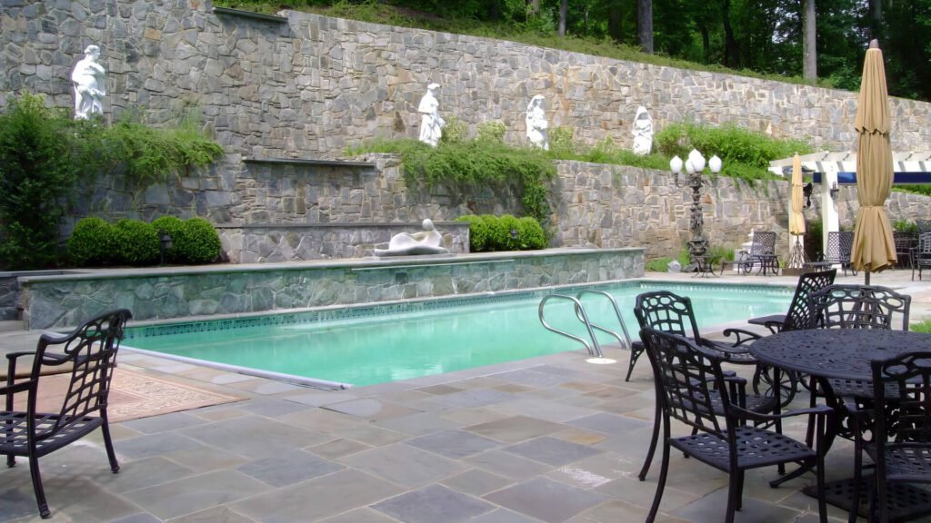 Pool Retaining Walls