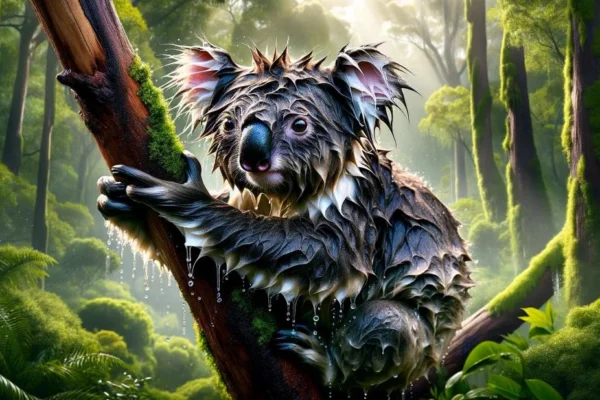 wet koala